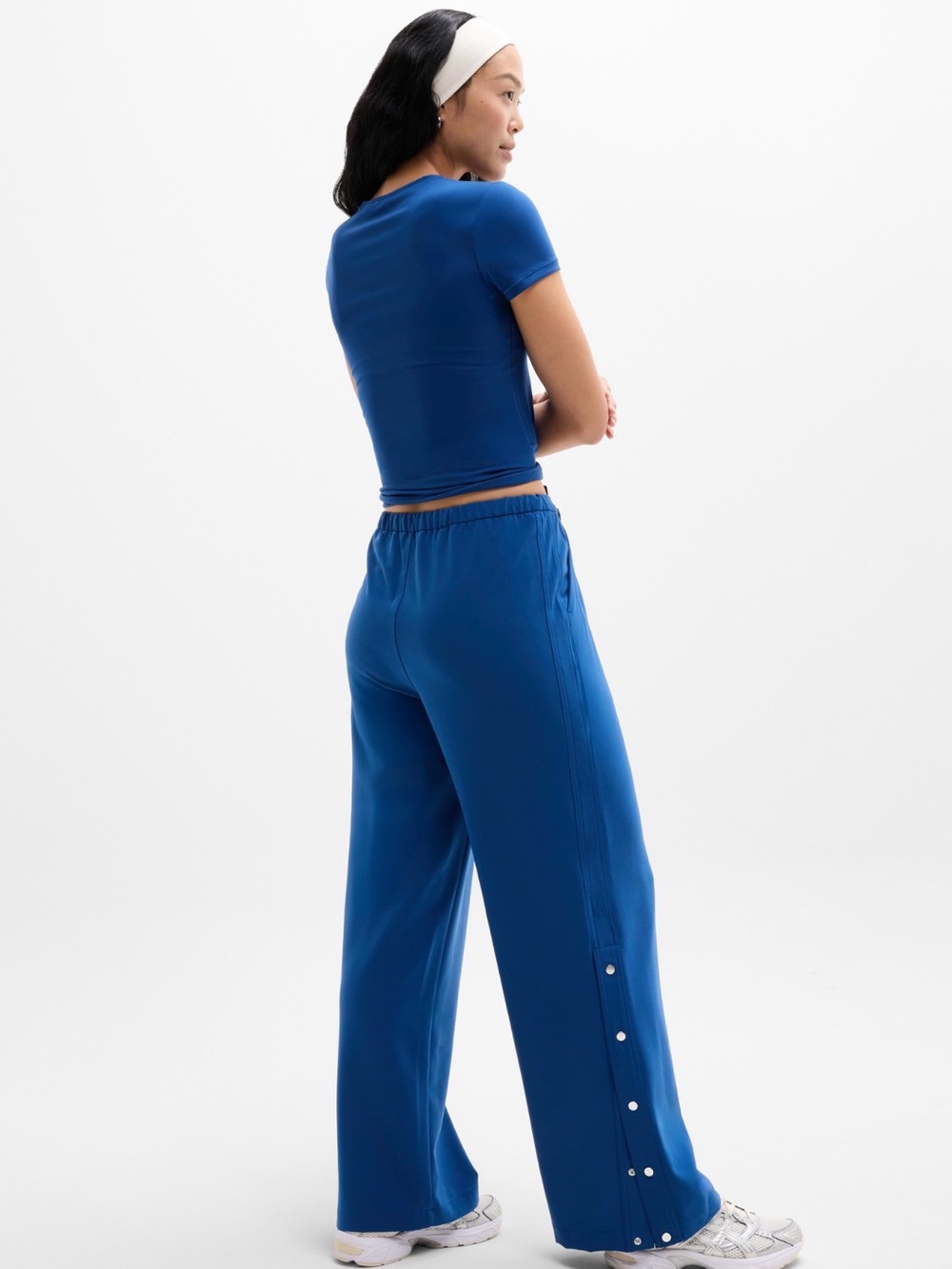 Athleta MVP Mid rise Snap Pants in Maritime Blue - SOLD OUT